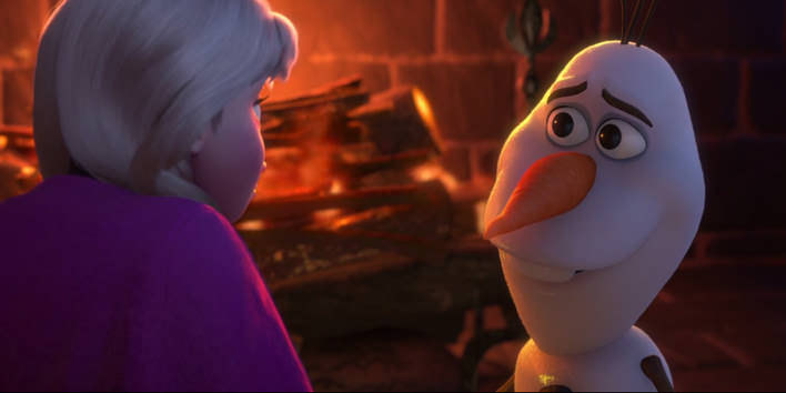 Olaf z rozprávky Frozen